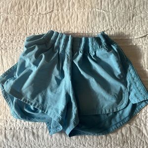 Adidas blue pacer 3 stripe woven shorts